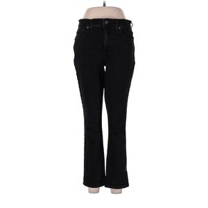 Madewell, 28 Waist, The Mid-Rise Perfect Vintage Jeans In Clean Black Wash